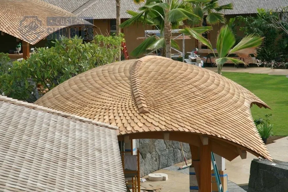Teak Roofing Tiles by Custom Shingles - Photo 3