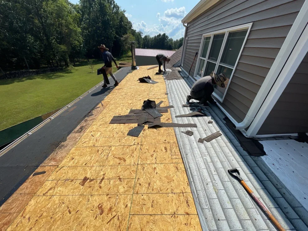 Installation of flat roofing by Roof MD - Photo 4