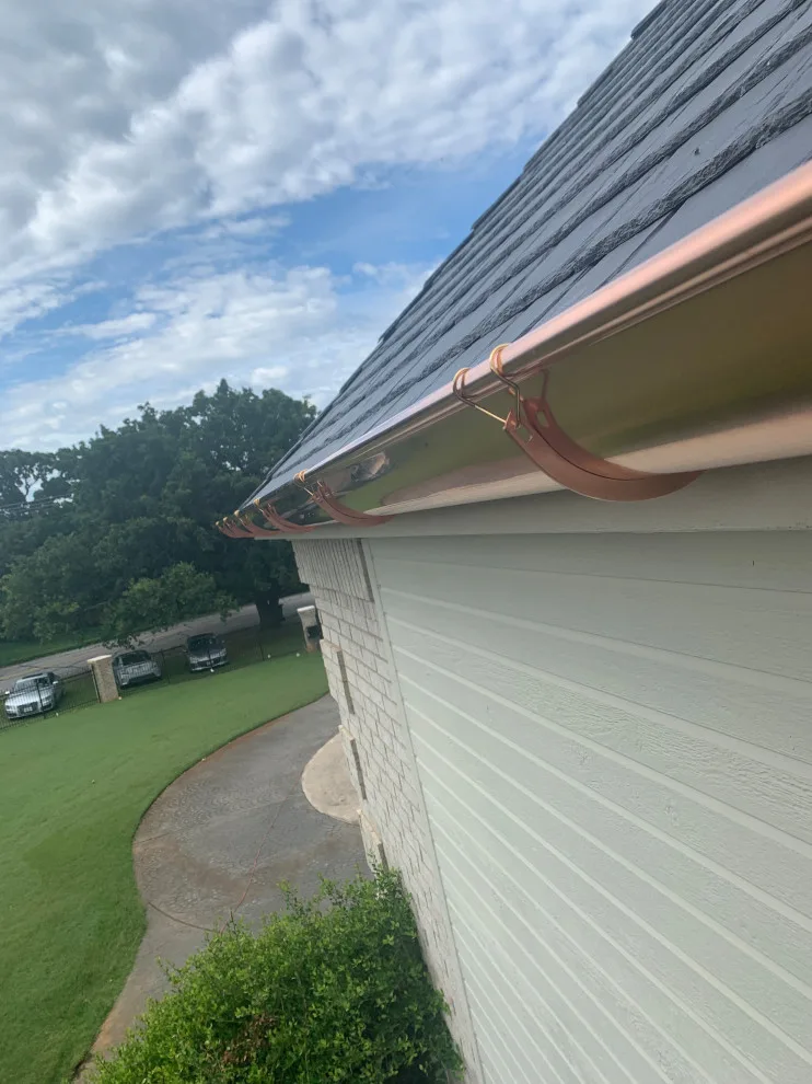 A Genuine Copper Project in Prestigious South Arlington Estates by Sharp Seamless Gutter - Photo 6