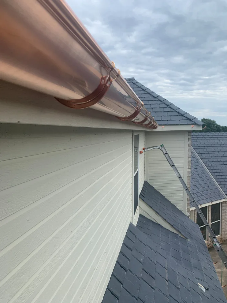 A Genuine Copper Project in Prestigious South Arlington Estates by Sharp Seamless Gutter - Photo 8