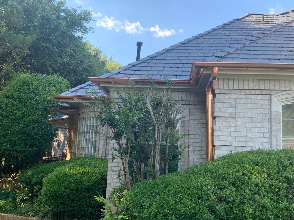 A Genuine Copper Project in Prestigious South Arlington Estates by Sharp Seamless Gutter - Photo 5