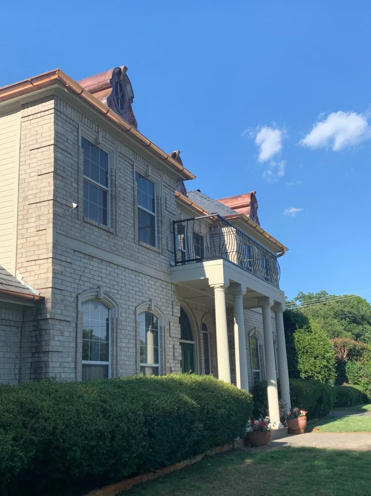 A Genuine Copper Project in Prestigious South Arlington Estates by Sharp Seamless Gutter - Photo 4