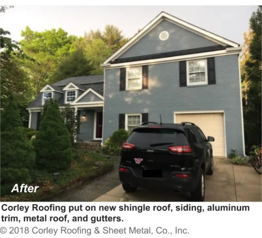 Roofing Projects with Shingles and Slates by Corley Roofing & Sheet Metal Co., Inc. - Photo 8