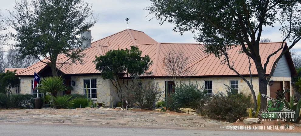 Copper-Ten Raw Standing Seam by Green Knight Metal Roofing - Photo 2
