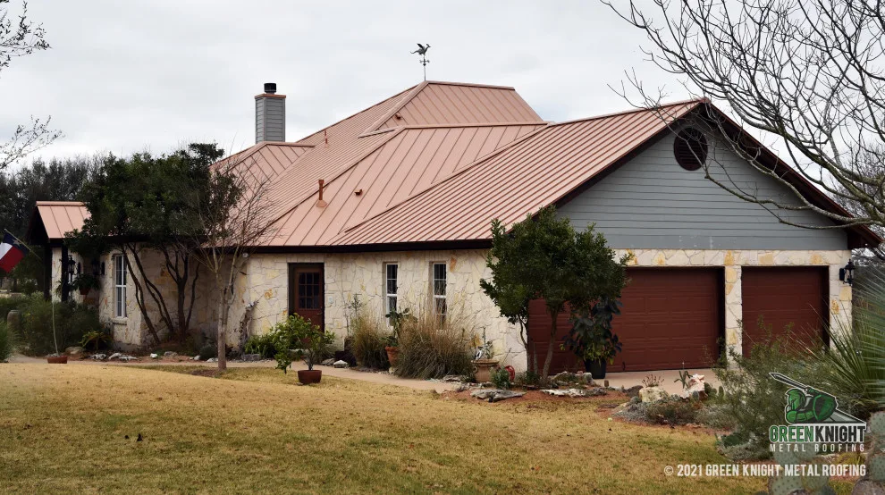 Copper-Ten Raw Standing Seam by Green Knight Metal Roofing - Photo 5