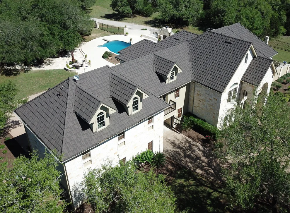 Stone-Finished Barrel Vault by Green Knight Metal Roofing - Photo 6
