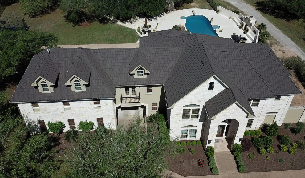 Stone-Finished Barrel Vault by Green Knight Metal Roofing - Photo 4