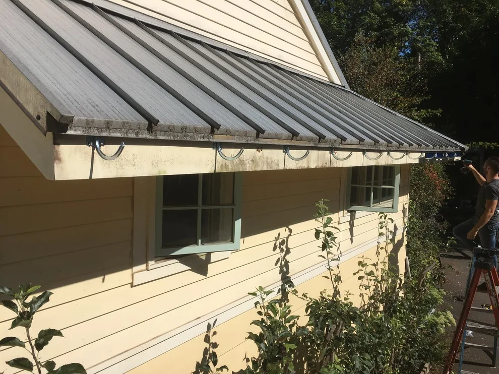 Zinc semi-circular gutters by Royal Gutters, Inc. - Photo 4