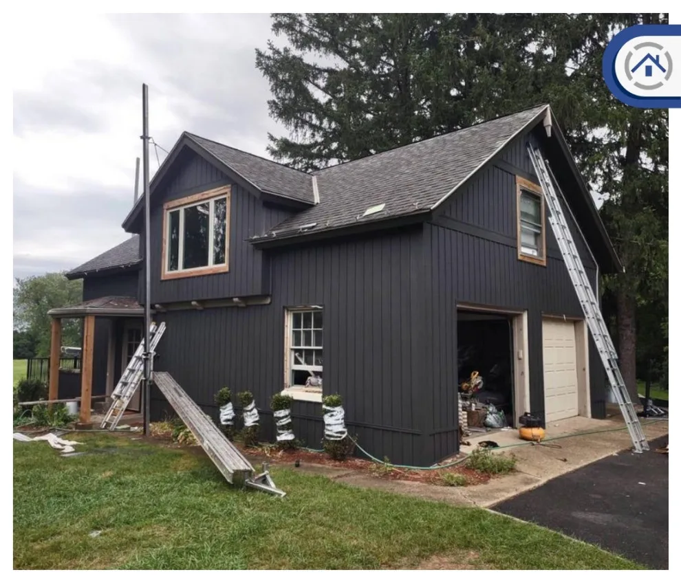 Slatted and Framed Exterior Cladding by Modern Exterior Roofing - Photo 4
