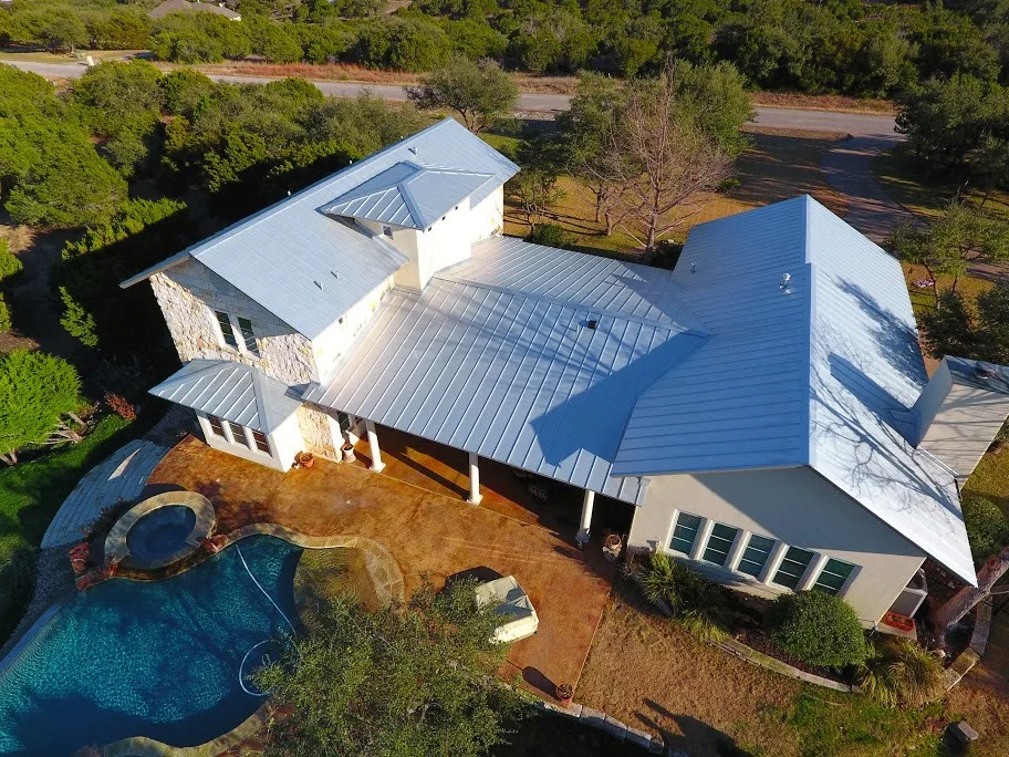 Capparelli - Vertical Seam Galvalume Metal Roofing by Austin Roofing Contractors - Photo 2