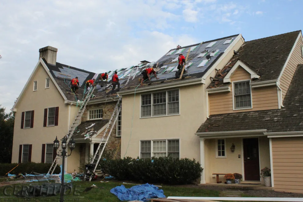 Highland Slate Shingle Roofing with Copper Details by Certainteed by Certitude Home Improvements - Photo 11