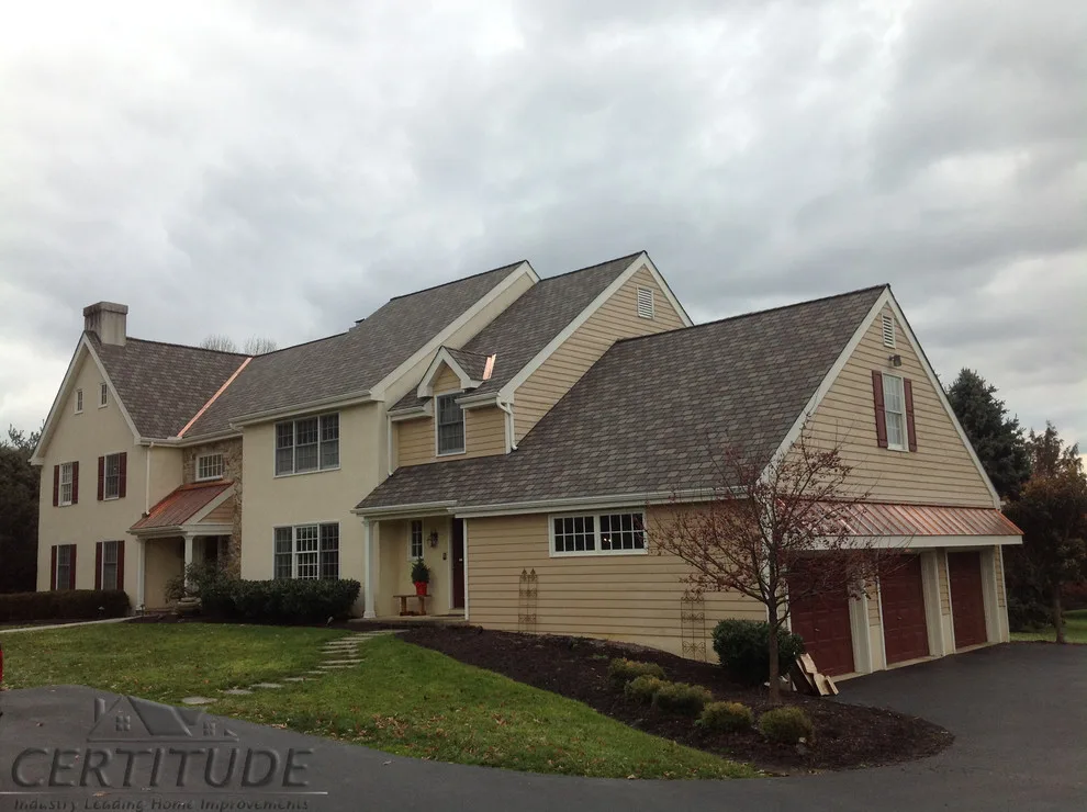 Highland Slate Shingle Roofing with Copper Details by Certainteed by Certitude Home Improvements - Photo 6
