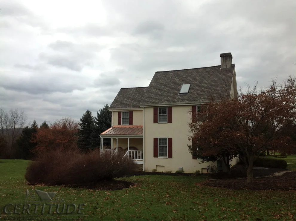 Highland Slate Shingle Roofing with Copper Details by Certainteed by Certitude Home Improvements - Photo 3