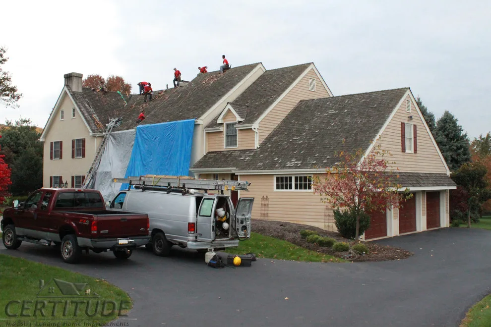 Highland Slate Shingle Roofing with Copper Details by Certainteed by Certitude Home Improvements - Photo 4