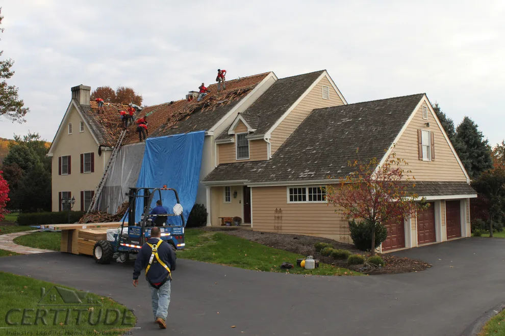 Highland Slate Shingle Roofing with Copper Details by Certainteed by Certitude Home Improvements - Photo 8