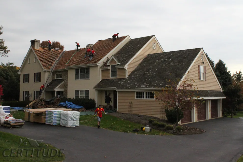 Highland Slate Shingle Roofing with Copper Details by Certainteed by Certitude Home Improvements - Photo 5