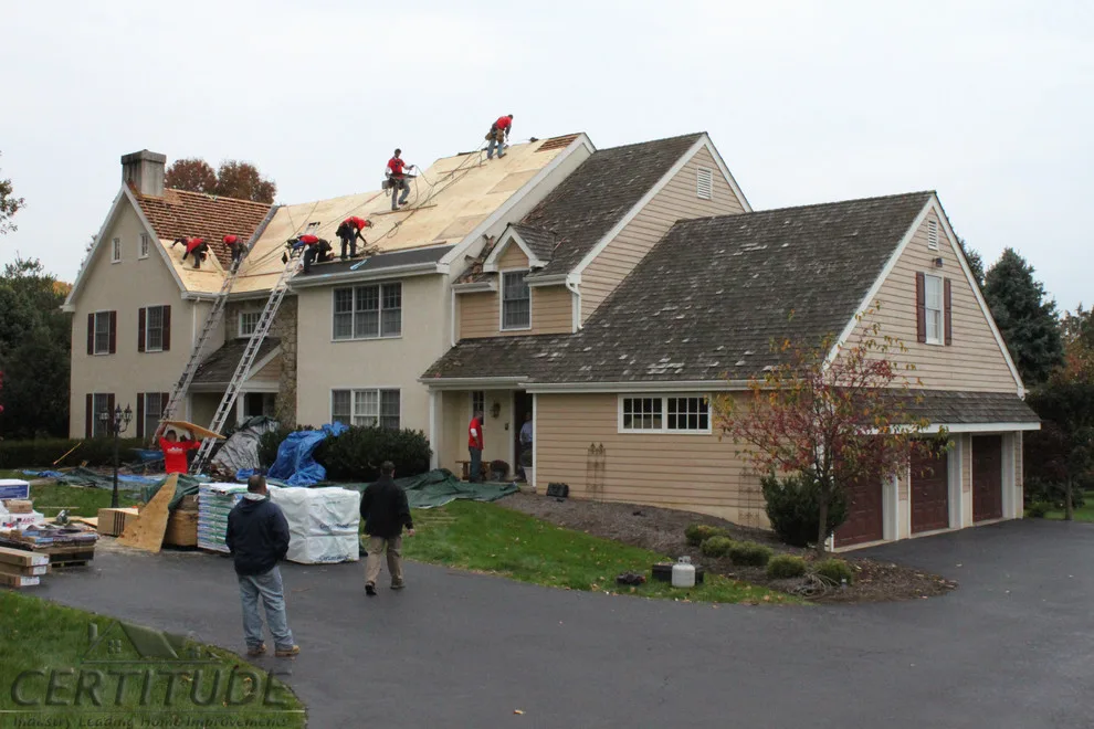 Highland Slate Shingle Roofing with Copper Details by Certainteed by Certitude Home Improvements - Photo 9