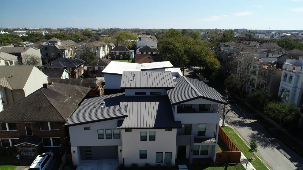 Houston Texas Charcoal Gray Standing Seam by Houston Metal Roofing Services - Photo 4