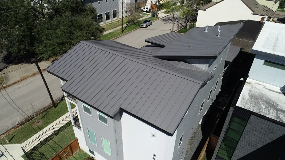 Houston Texas Charcoal Gray Standing Seam by Houston Metal Roofing Services - Photo 3
