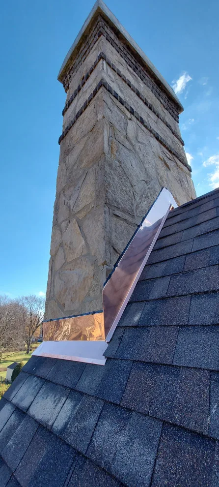 Copper Flashing for Chimneys in Arlington Heights, IL by Optimal Copper Gutters & Roof Chicago - Photo 4