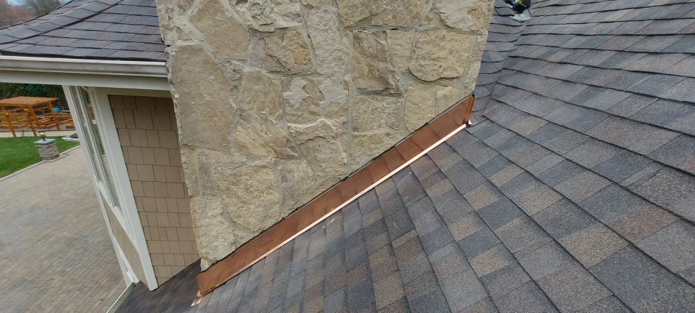 Copper Flashing for Chimneys in Arlington Heights, IL by Optimal Copper Gutters & Roof Chicago - Photo 5
