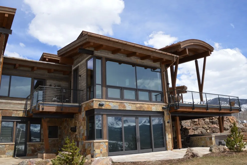 Rustic Half-Round Cold Roll Gutter by Seamless Design Inc - Photo 5
