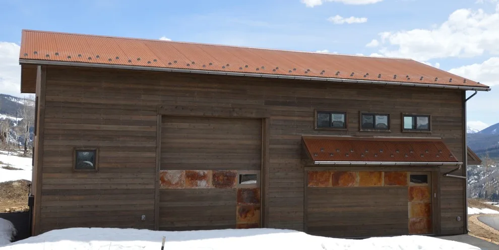 Rustic Half-Round Cold Roll Gutter by Seamless Design Inc - Photo 4
