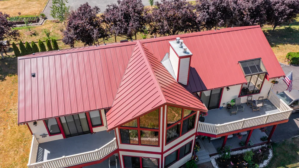 Roy, WA Colonial Red Metal Roofing by Valentine Roofing - Photo 2
