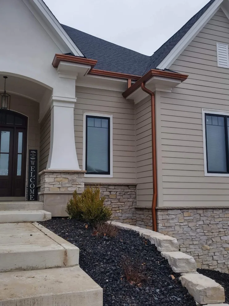 Wilmette, IL Copper Gutters by Optimal Copper Gutters & Roof Chicago - Photo 4
