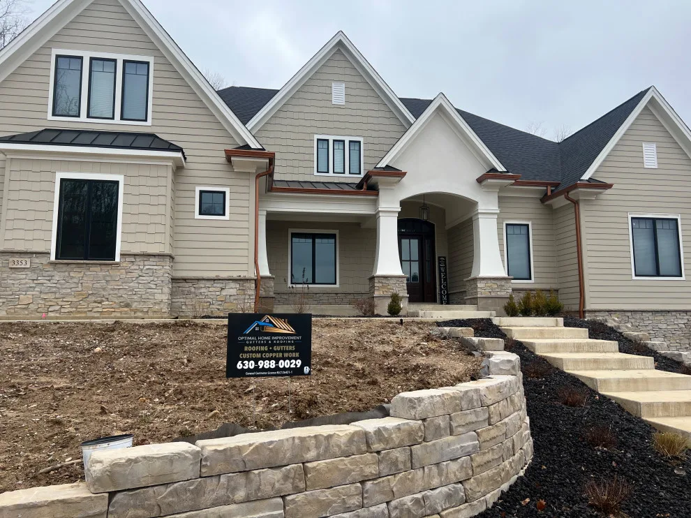 Wilmette, IL Copper Gutters by Optimal Copper Gutters & Roof Chicago - Photo 5