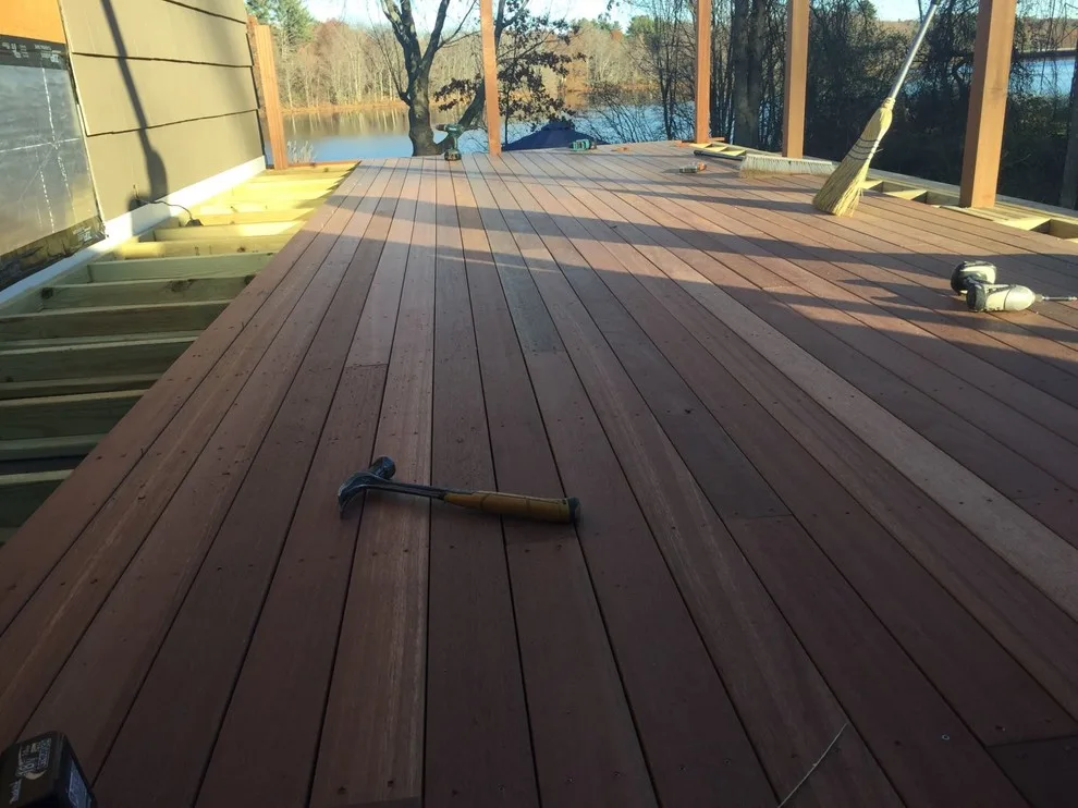 Tailored Mahogany Deck Featuring CableRail System by Loyalty Exterior Solutions - Photo 16