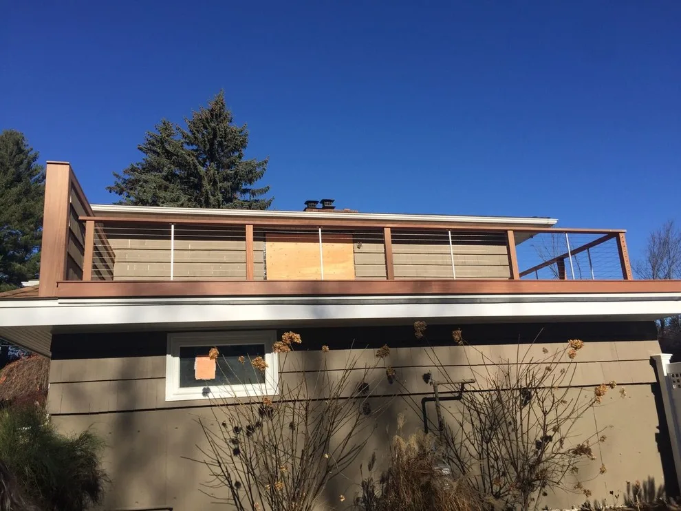 Tailored Mahogany Deck Featuring CableRail System by Loyalty Exterior Solutions - Photo 10