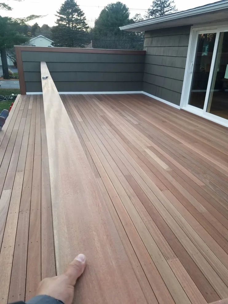 Tailored Mahogany Deck Featuring CableRail System by Loyalty Exterior Solutions - Photo 25