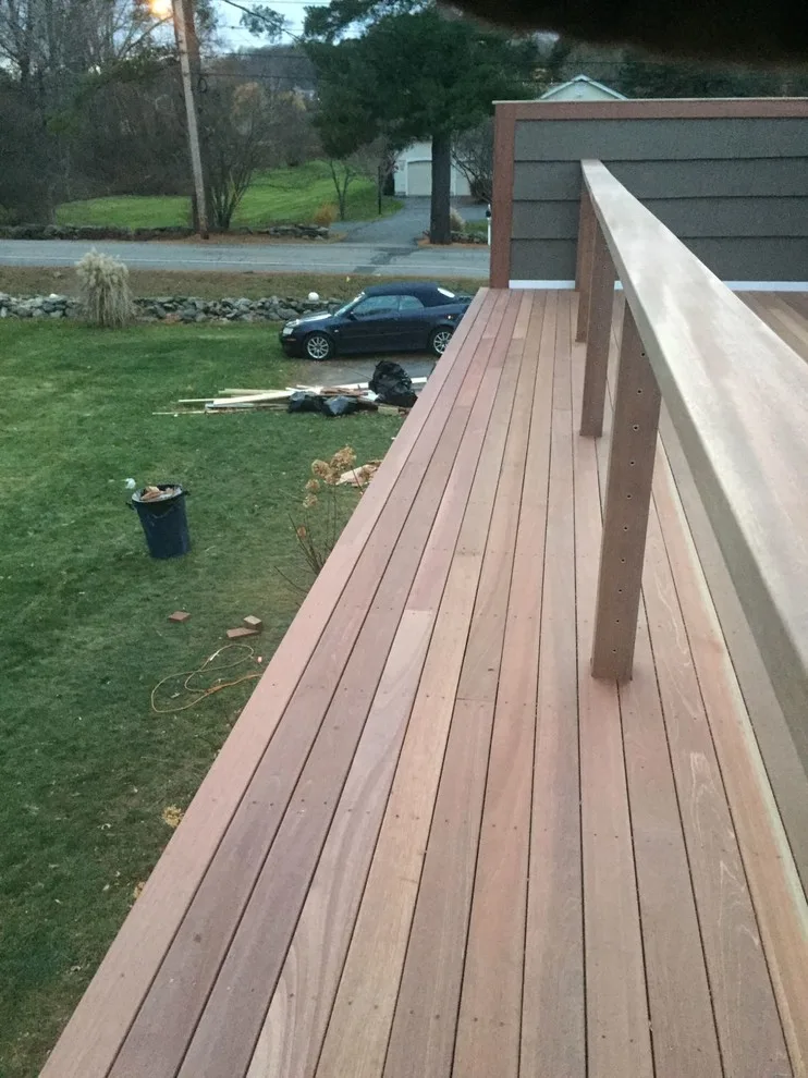 Tailored Mahogany Deck Featuring CableRail System by Loyalty Exterior Solutions - Photo 26