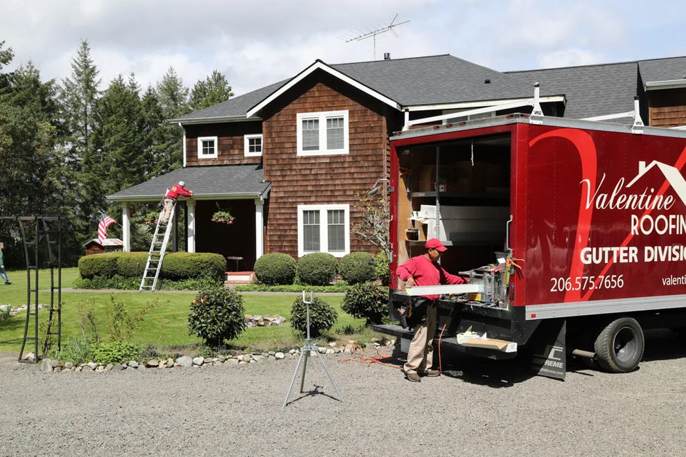 Tailored Continuous Heavy-Duty Aluminum Gutters by Valentine Roofing - Photo 8