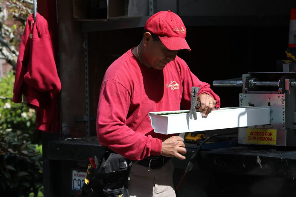 Tailored Continuous Heavy-Duty Aluminum Gutters by Valentine Roofing - Photo 6
