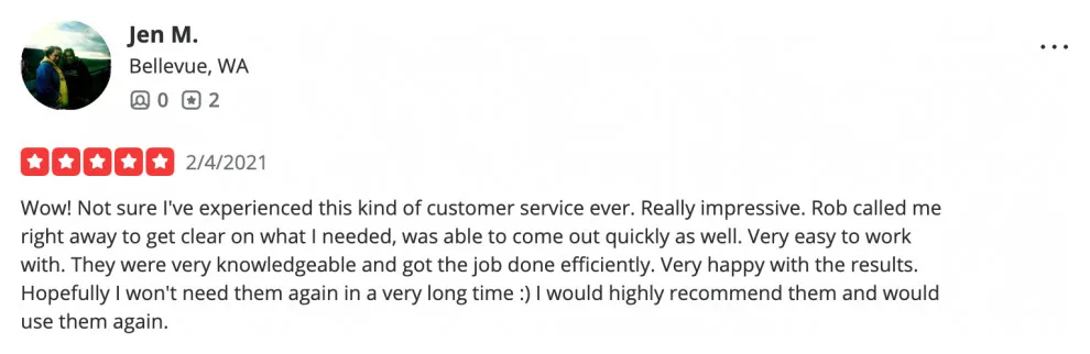 Client Feedback by Eastside Roofing Inc - Photo 7