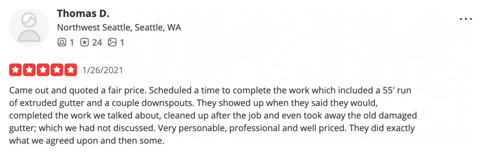 Client Feedback by Eastside Roofing Inc - Photo 9