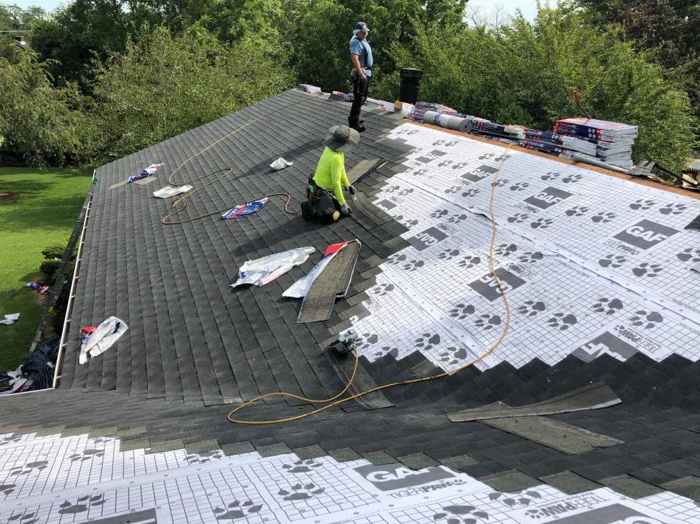 GAF Timberline Charcoal Roof Installation and Replacement by Euro Construction Group LLC - Photo 17