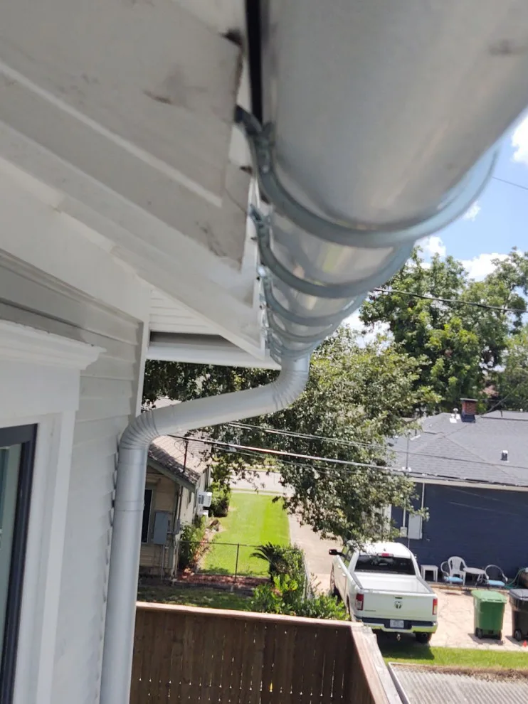 Semi-Circular Galvalume with Gutter Glove Pro by Austin Gutter King - Photo 5