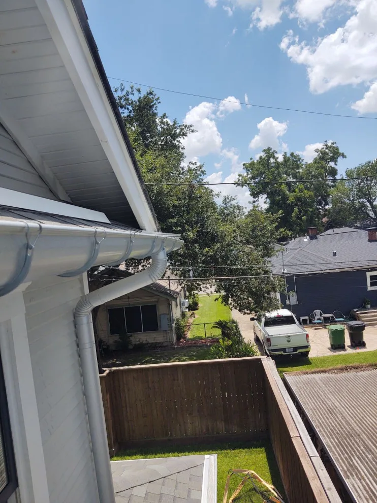 Semi-Circular Galvalume with Gutter Glove Pro by Austin Gutter King - Photo 3