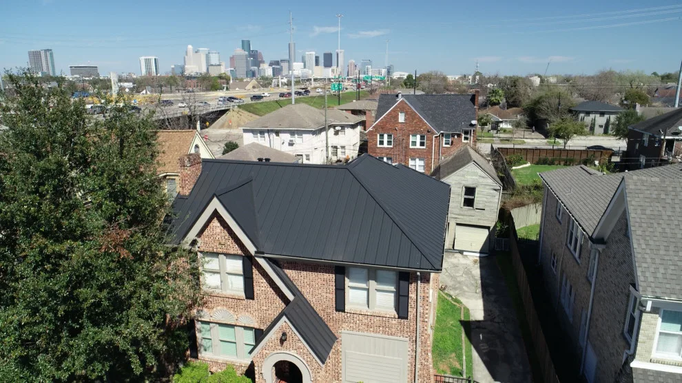 Houston Texas Matte Black Standing Seam Roofing by Houston Metal Roofing Services - Photo 4