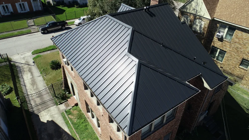 Houston Texas Matte Black Standing Seam Roofing by Houston Metal Roofing Services - Photo 3