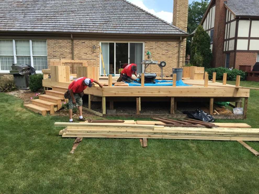 Glenview IL Outdoor Deck Initiative by A.B. Edward Enterprises, Inc. - Photo 3