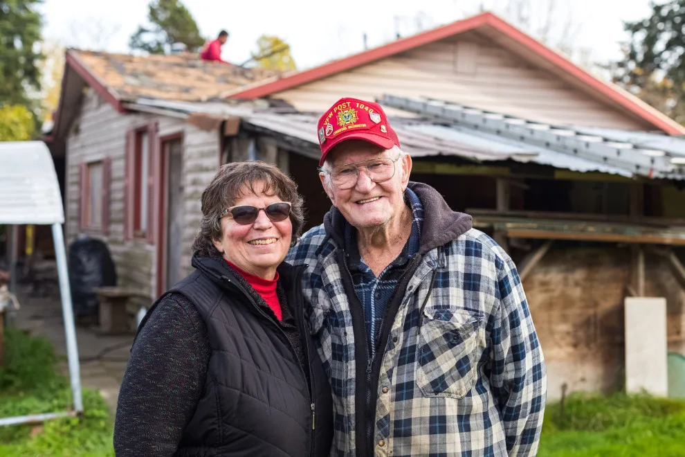 Roofing Relief for Korean War Veteran Floyd Duncan by Valentine Roofing - Photo 9