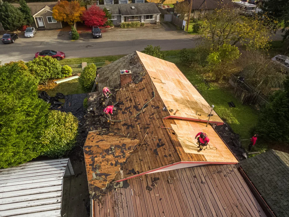 Roofing Relief for Korean War Veteran Floyd Duncan by Valentine Roofing - Photo 13