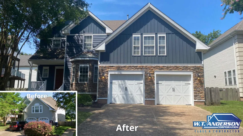 Siding and Gutter Replacement in Virginia Beach by WT Anderson Corp. - Photo 3