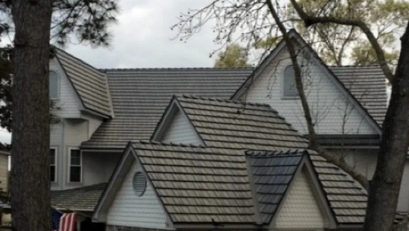 Aluminum Shake Metal Roofing with a Rustic Finish by Houston Metal Roofing Services - Photo 4