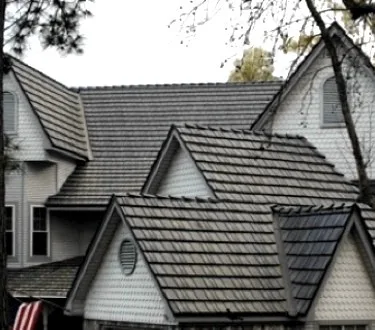 Aluminum Shake Metal Roofing with a Rustic Finish by Houston Metal Roofing Services - Photo 3
