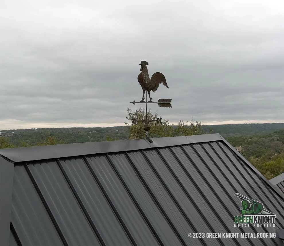 Matte Black Standing Seam - Driftwood, TX by Green Knight Metal Roofing - Photo 4